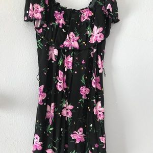 Floral off the shoulder dress